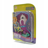 Lalki dla dziewczynek - MINI KSIĘŻNICZKA KIESZONKOWY ZESTAW MINIATUROWY ZAMEK MUSZLA RÓŻNE KOLORY - miniaturka - grafika 1