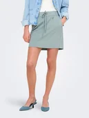 Spódnice - ONLY Spódnica w kolorze szaroniebieskim - miniaturka - grafika 1