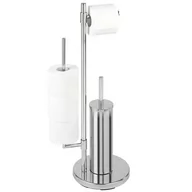 Akcesoria do wc - Wenko Stojak na papier toaletowy i szczotkę do WC UNIVERSALO NEO 3 w 1 B06XS7KV62 - miniaturka - grafika 1