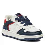 Buty dla chłopców - Sneakersy Geox J Washiba Boy J45LQB 05411 C0899 M White/Navy - miniaturka - grafika 1