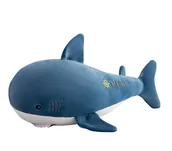 Koce - Koc + Pluszak Przytulanka Rekin Dziecięcy Kocyk Kdf-015 - miniaturka - grafika 1