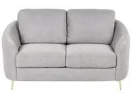 Sofy i kanapy - Sofa 2-osobowa szara TROSA - miniaturka - grafika 1