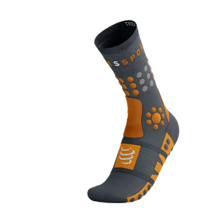 COMPRESSPORT skarpetki trekkingowe TREKKING SOCKS magent/autumn glory - Skarpetki sportowe męskie - miniaturka - grafika 11
