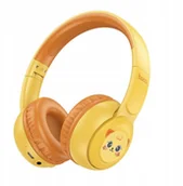 Słuchawki - Hoco dla dzieci W60 żółte - miniaturka - grafika 1