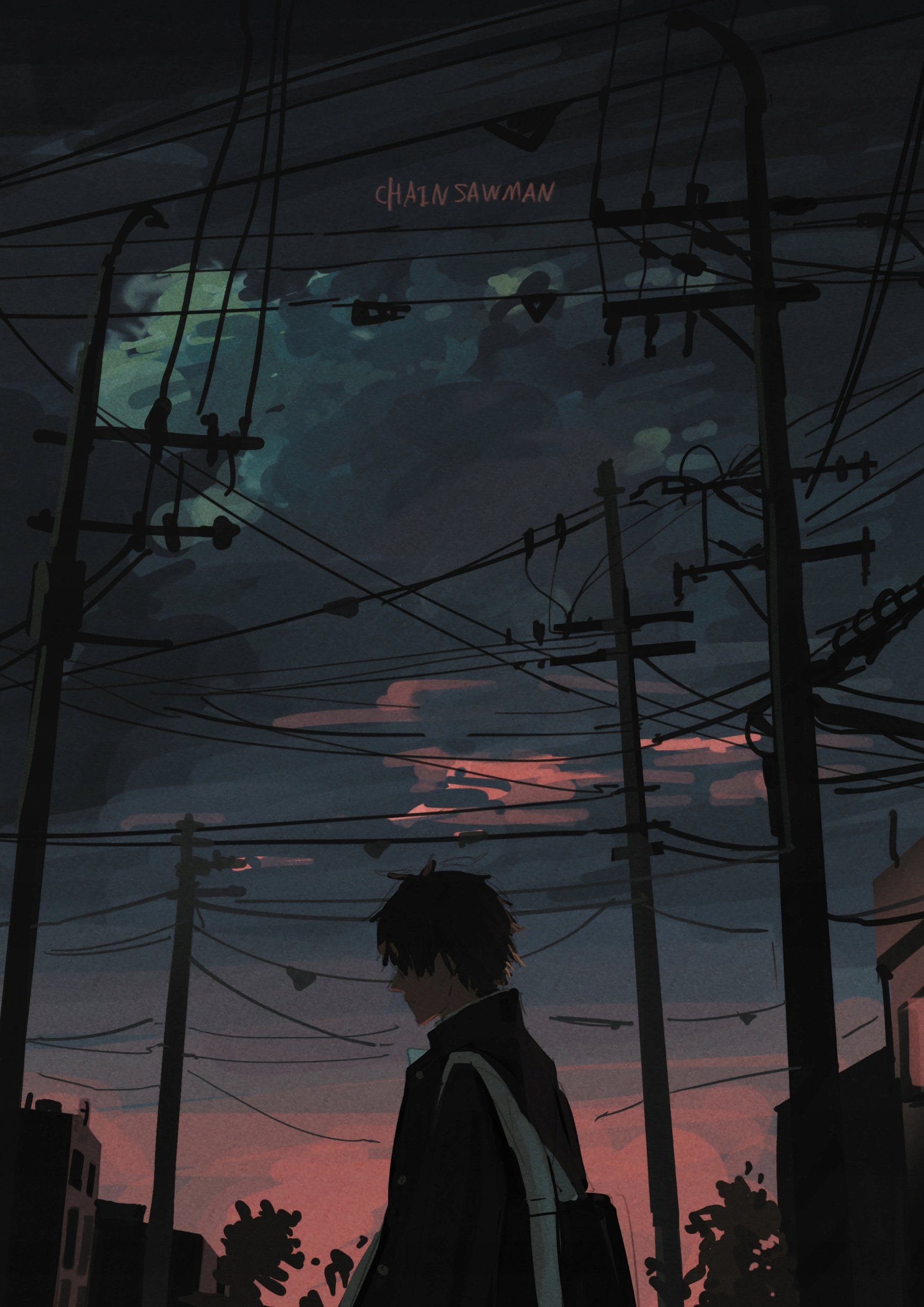 Plakat A2 Chainsaw Man Anime