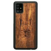 Etui i futerały do telefonów - Drewniane etui Samsung Galaxy A51 Buldog Francuski Imbuia ForestZone - miniaturka - grafika 1