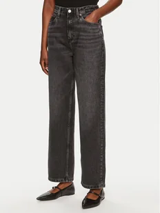 Tommy Hilfiger Jeansy WW0WW42206 Szary Relaxed Fit - Spodnie damskie - miniaturka - grafika 1