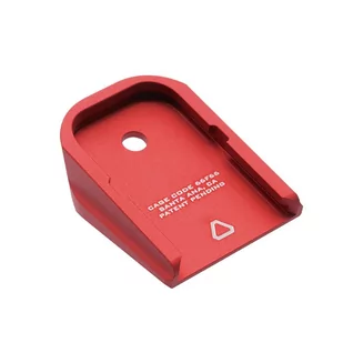 Strike Industries - Stopka magazynka Glock Aluminum Base Plate - Czerwony - SI-G-ALBP-RED - Osprzęt do wiatrówek - miniaturka - grafika 3