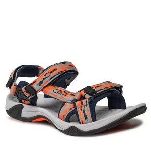 Sandały CMP - Kids Hamal Hiking Sandal 38Q9954J Antracite/F.Orange 34UL - Sandały damskie - miniaturka - grafika 1