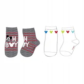 Skarpetki dla dzieci - Skarpetki Niemowlęce 80/86 Mickey Bawełna 2-Pak - miniaturka - grafika 1