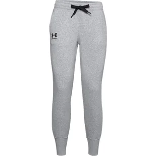 ND05_S8203-L 1356416 035 Spodnie damskie Under Armour Rival Fleece szary melanż 1356416 035 r.L - Spodnie damskie - miniaturka - grafika 1