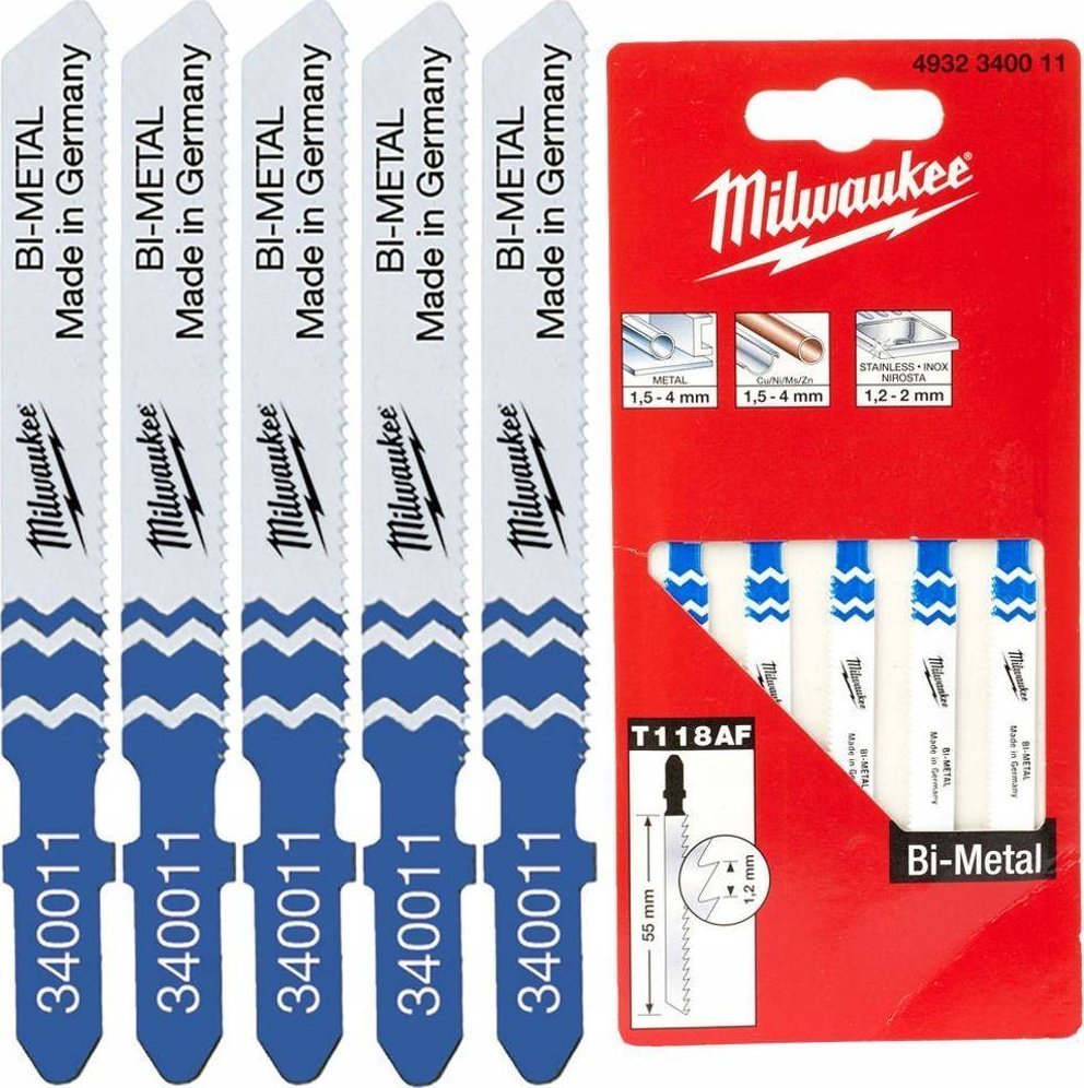 Milwaukee MILWAUKEE BRZESZCZOTY DO WYRZYNAREK METAL 55mm 5el