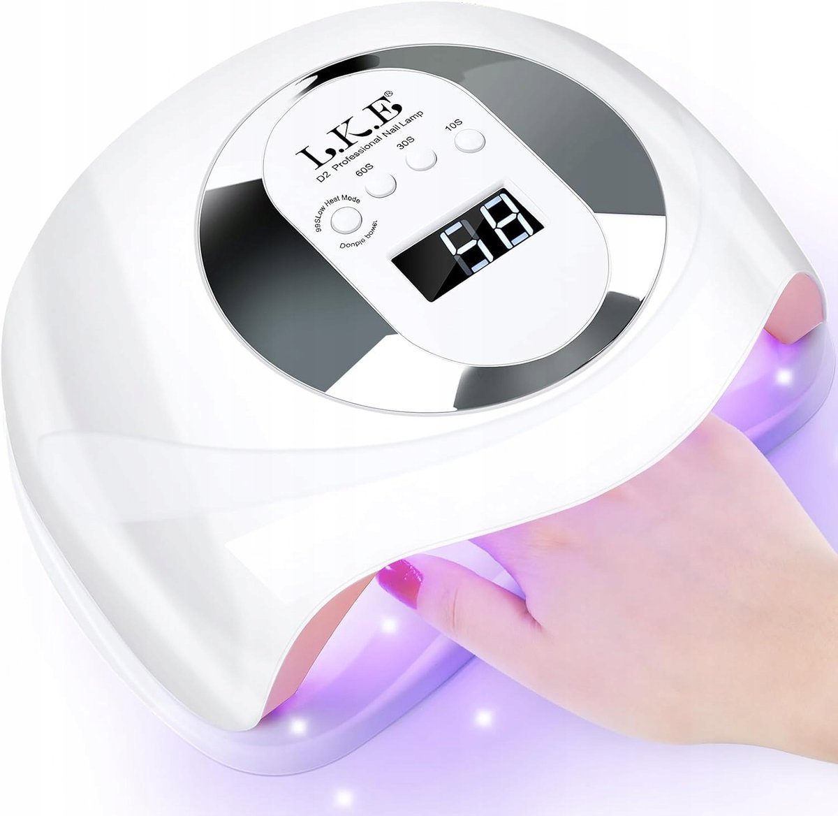 Lampa UV LED do paznokci 160 W Sun D2 pro profesjonalna do salońow i domu
