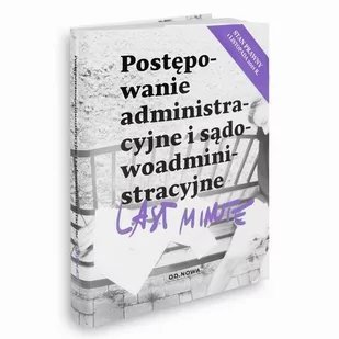Last Minute. Postępowanie administracyjne - E-booki - prawo - miniaturka - grafika 1