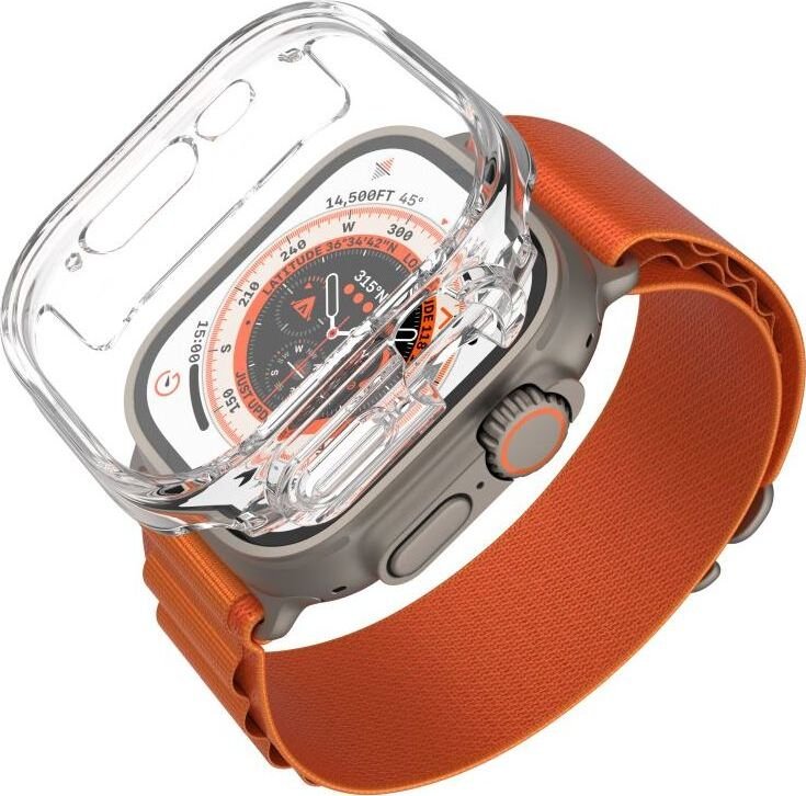 Fixed Etui + szkło hartowane Pure Watch do Apple Watch Ultra 2 / 1 49 mm, przezroczyste