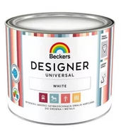 Farby i impregnaty do drewna - Beckers Designer Universal 0,5l kolor White - miniaturka - grafika 1