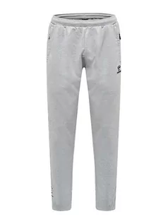 Spodnie sportowe męskie - Hummel Spodnie dresowe w kolorze szarym - grafika 1