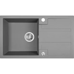 Laveo Barbados - zlewozmywak 2-komorowy bez ociekacza szary SBB 520T - Zlewozmywaki - miniaturka - grafika 1