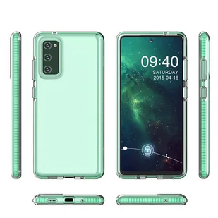 Spring Case pokrowiec żelowe etui z kolorową ramką do Samsung Galaxy A72 4G czarny - Etui i futerały do telefonów - miniaturka - grafika 4