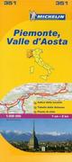 Atlasy i mapy - Michelin Piemonte, Vall d'Aosta, 1:200 000 - miniaturka - grafika 1