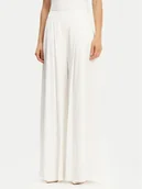 Spodnie damskie - BOSS Spodnie palazzo Tetosa 50540618 Biały Relaxed Fit - miniaturka - grafika 1
