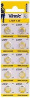 Baterie i akcesoria - Bateria alkaliczna G11/SR58 Vinnic, 10 szt. - miniaturka - grafika 1
