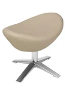 Podnóżki, podpórki, podkładki - D2.Design Podnóżek Jajo Soft skóra eko 532 beżowy 82429 - miniaturka - grafika 1