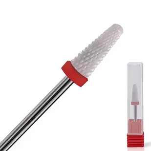 Frez ceramiczny stożek -delikatny manicure pedicure x34 - Frezarki do paznokci - miniaturka - grafika 1