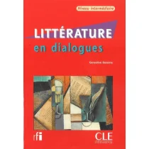 Litterature en dialogues niveau intermediare Książka + CD - Baraona Genevieve - Książki do nauki języka francuskiego - miniaturka - grafika 1