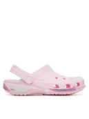 Buty dla dziewczynek - Crocs Klapki Star Sparkle Shaker Clog 211609 Różowy - miniaturka - grafika 1