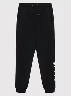 Spodnie i spodenki dla chłopców - Timberland Spodnie dresowe T24B54 D Czarny Regular Fit - grafika 1