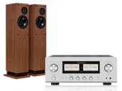 Zestawy stereo - Luxman L-505Z (srebrny) + Response D20R (orzech) - miniaturka - grafika 1