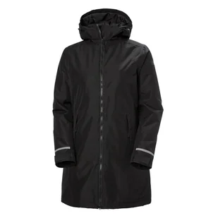 Damski Płaszcz ocieplany HELLY HANSEN W LISBURN INS COAT 53692_990 – Czarny - Płaszcze damskie - miniaturka - grafika 1