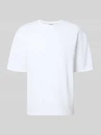 Koszulki męskie - T-shirt o pudełkowym kroju z mieszanki bawełny model ‘CASPIAN AIRFLEX BOXY’ - miniaturka - grafika 1