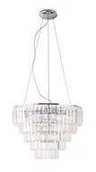 Lampy sufitowe - Maxlight Lampa wisząca żyrandol Monaco P0260 oprawa wisząca nowoczesna chromowa P0260 - miniaturka - grafika 1