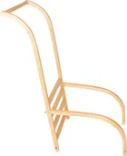 Sanki i ślizgacze - Nijdam drabina ehne Desk stelaż oparcia na plecach na składane rozsuwana hantle 0282-BLA-Uni - miniaturka - grafika 1