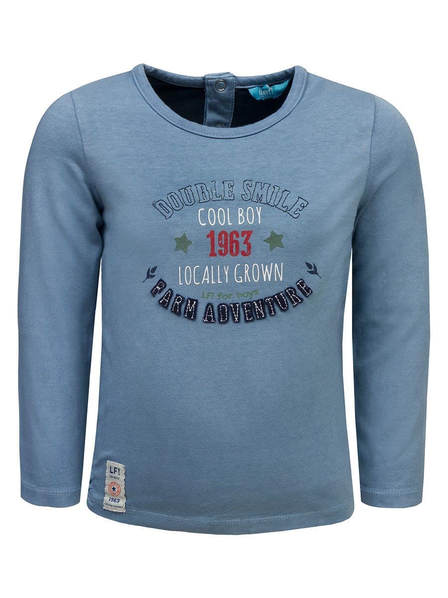Chłopięca bluzka z długim rękawem niebieska Lief r.98