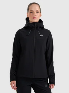 4F Kurtka softshell wiatroodporna membrana 8000 damska - czarna L - Kurtki i kamizelki sportowe damskie 4F Kurtka softshell wiatroodporna membrana 8000 damska - czarna L - Kurtki i kamizelki sportowe damskie - miniaturka - grafika 1