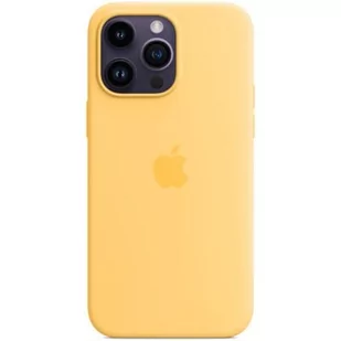 Etui APPLE Silicone Case Magsafe do iPhone 14 Pro Max Bladożółty - Etui i futerały do telefonów - miniaturka - grafika 1