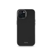 Etui i futerały do telefonów - Hama Etui na telefon Apple iPhone 15 (futerał, case, cover, antypoślizgowe, ochrona, ładowanie bezprzewodowe, elastyczne) czarne - miniaturka - grafika 1
