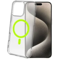 Etui i futerały do telefonów - Etui CELLY Gelskinmag do Apple iPhone 16 Pro Przezroczysto-żółty - miniaturka - grafika 1