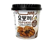 Szybkie dania obiadowe - Koreańskie kluski ryżowe instant Yopokki tteokbokki czosnek 120g - miniaturka - grafika 1