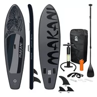 Deski SUP i akcesoria - Deska surfingowa Stand Up Paddle Board Czarny Makani 320x82x15cm - miniaturka - grafika 1