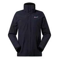 Kurtki męskie - Berghaus Hillwalker Interactive Shell Jacket Black, czarny, m - miniaturka - grafika 1