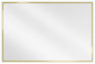 Lustra - Mexen Loft lustro łazienkowe prostokątne 90 x 60 cm, rama złota - 9852-090-060-000-50 - miniaturka - grafika 1