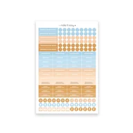 Kalendarze - Naklejki do kalendarza – social media ninja - PASTELOWE - miniaturka - grafika 1