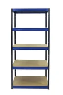 Szafy i regały magazynowe - Regał Helios magazynowy metalowy HBN_180X120X50_5_350 ilość półek 5 nośność 350 kg / Wamar-Sosenka - miniaturka - grafika 1