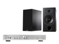 Zestawy stereo - Rotel A11 MkII (srebrny) + Tesi 3 (czarny) - miniaturka - grafika 1