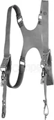 Akcesoria fotograficzne - Reporter Uprząż na 2 aparaty Reporter Corio 35 - LGR Skóra - Light Gray - miniaturka - grafika 1