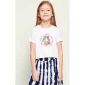 Koszulki dla dziewczynek - Guess T-shirt Cropped Fit - miniaturka - grafika 1